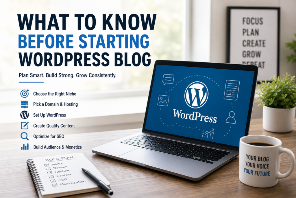 What to Know Before Starting a WordPress Blog