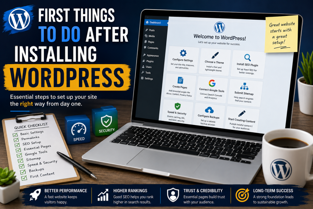 Things to Do After Installing WordPress
