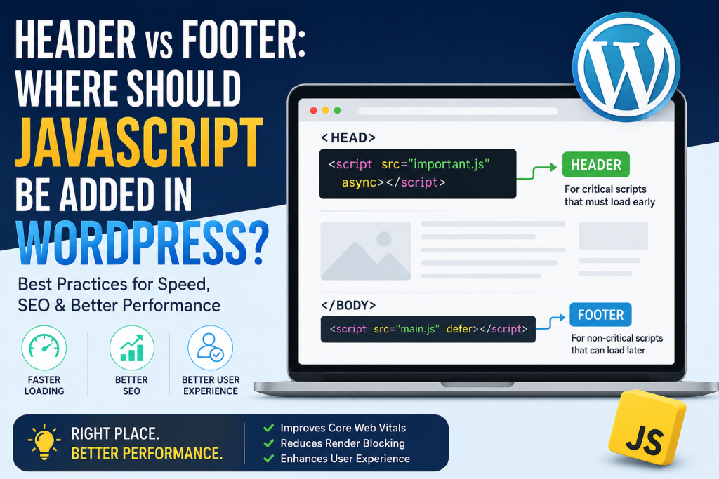 Best Place to Add JavaScript in WordPress for Faster Loading