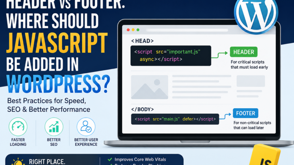 Best Place to Add JavaScript in WordPress for Faster Loading