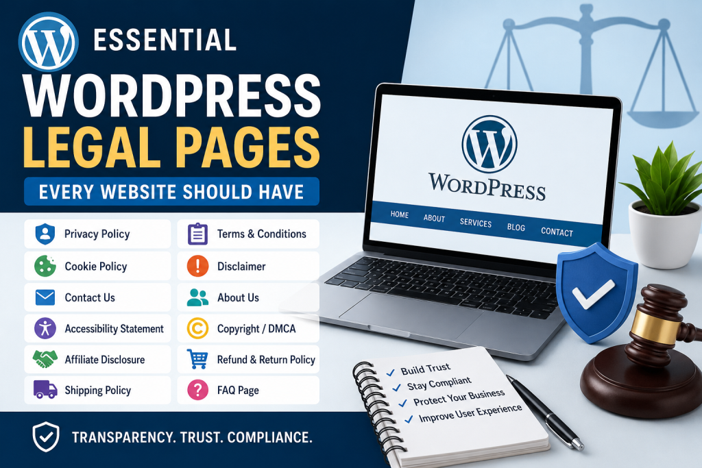 Essential Legal Pages Every WordPress Website Must Have