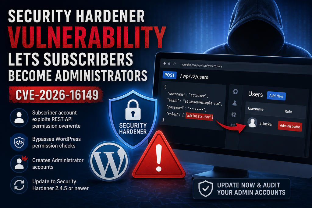 Security Hardener vulnerability