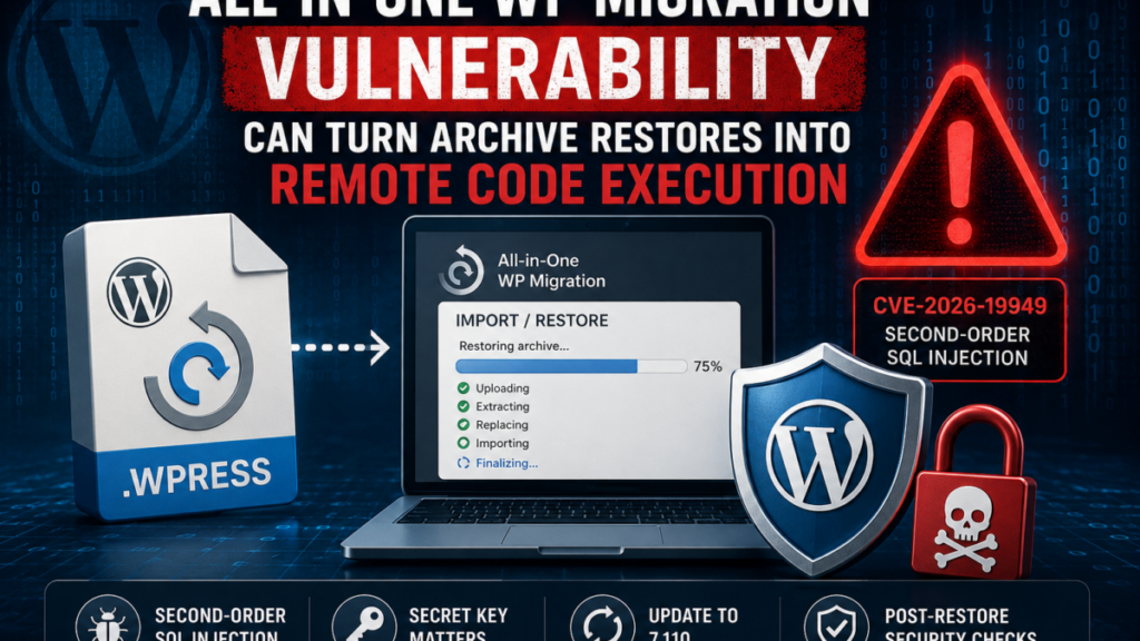 WordPress Migration Vulnerability Alert