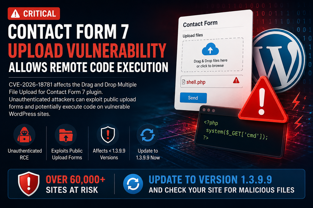 Contact Form 7 upload vulnerability