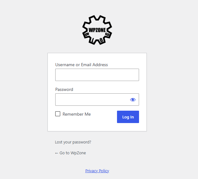 Custom WordPress Login Logo