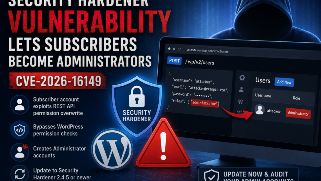 Security Hardener vulnerability