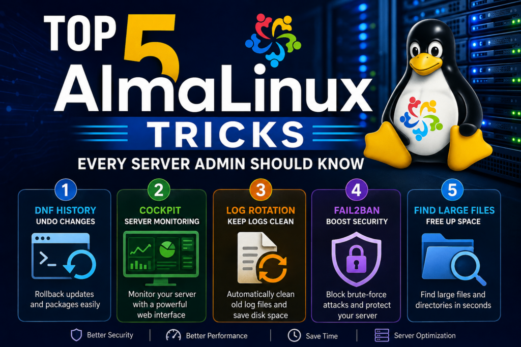 Top 5 AlmaLinux Tricks