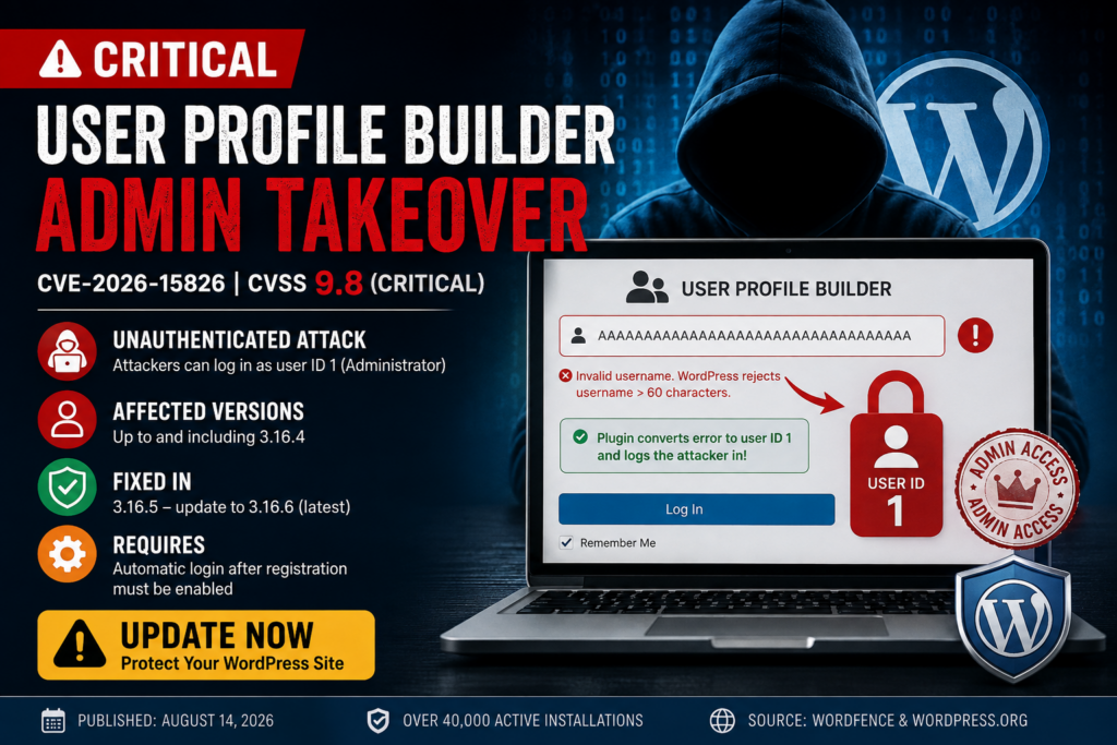 Critical User Profile Builder Flaw Enables Admin Takeover