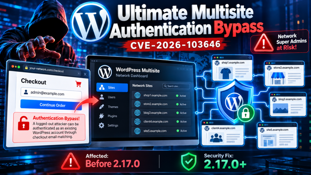 WordPress Multisite Authentication Alert