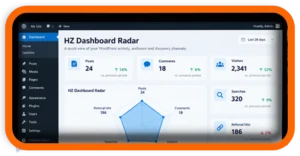 HZ Dashboard Radar: Visual WordPress Site Statistics