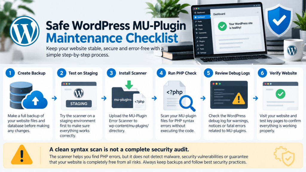 Safe WordPress MU-Plugin Maintenance Checklist