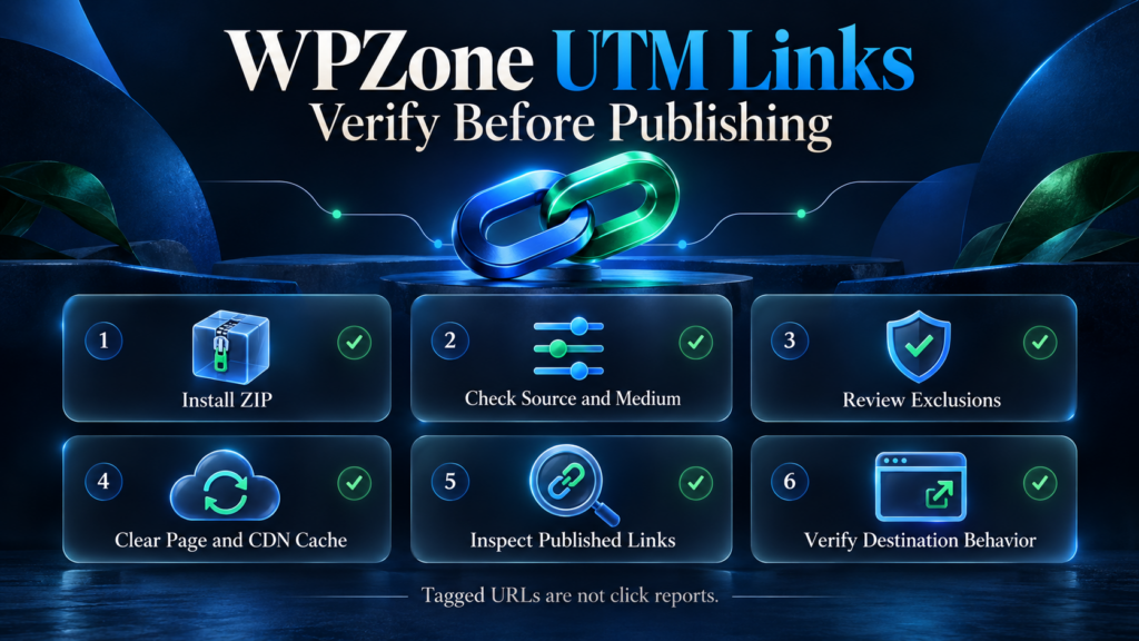 WPZone UTM Links: Automatic WordPress Link Tagging